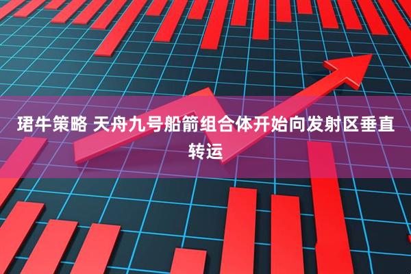 珺牛策略 天舟九号船箭组合体开始向发射区垂直转运